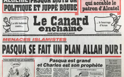 N° 3850 du Canard Enchaîné –  10 Août 1994