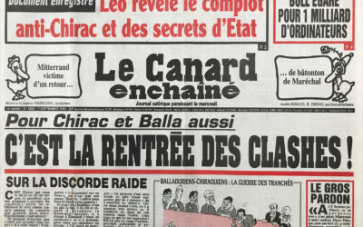 N° 3854 du Canard Enchaîné –  7 Septembre 1994
