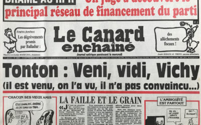 N° 3855 du Canard Enchaîné –  14 Septembre 1994