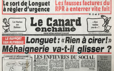 N° 3856 du Canard Enchaîné –  21 Septembre 1994
