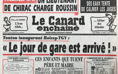 N° 3862 du Canard Enchaîné –  2 Novembre 1994