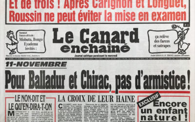 N° 3863 du Canard Enchaîné –  9 Novembre 1994