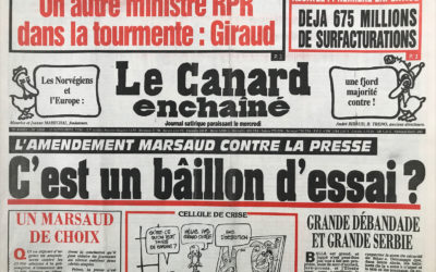 N° 3866 du Canard Enchaîné –  30 Novembre 1994