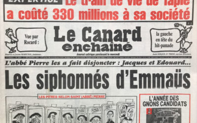 N° 3869 du Canard Enchaîné –  21 Décembre 1994
