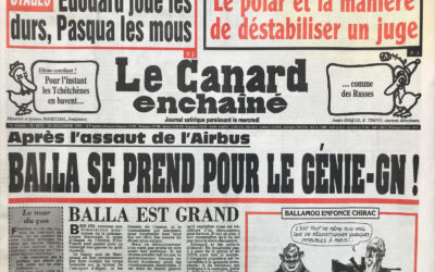 N° 3870 du Canard Enchaîné –  28 Décembre 1994