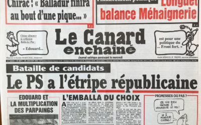 N° 3874 du Canard Enchaîné –  25 Janvier 1995