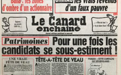 N° 3881 du Canard Enchaîné –  15 Mars 1995