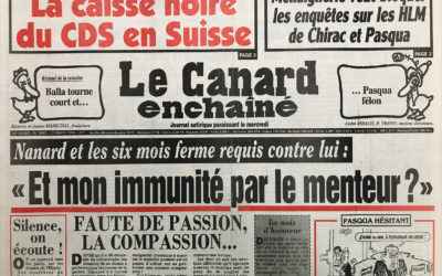 N° 3882 du Canard Enchaîné –  22 Mars 1995