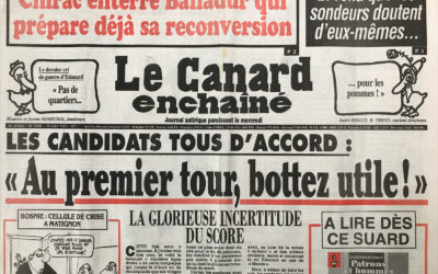 N° 3886 du Canard Enchaîné –  19 Avril 1995