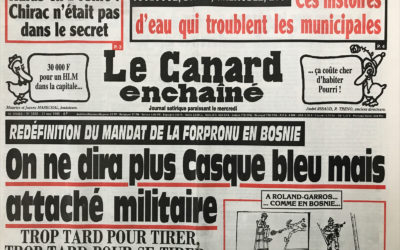 N° 3892 du Canard Enchaîné –  31 Mai 1995