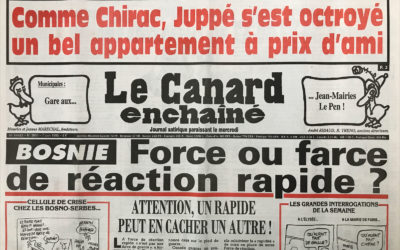 N° 3893 du Canard Enchaîné –  7 Juin 1995