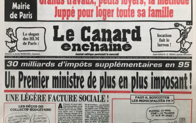 N° 3896 du Canard Enchaîné –  28 Juin 1995