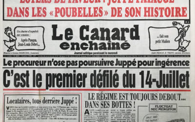 N° 3898 du Canard Enchaîné –  12 Juillet 1995