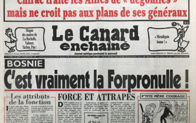 N° 3899 du Canard Enchaîné –  19 Juillet 1995