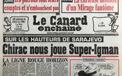 N° 3900 du Canard Enchaîné –  26 Juillet 1995