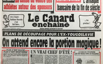 N° 3903 du Canard Enchaîné –  16 Août 1995