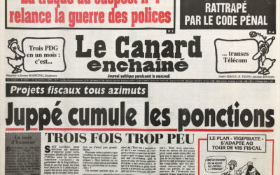 N° 3907 du Canard Enchaîné –  13 Septembre 1995