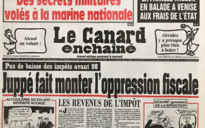 N° 3908 du Canard Enchaîné –  20 Septembre 1995