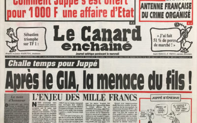 N° 3909 du Canard Enchaîné –  27 Septembre 1995