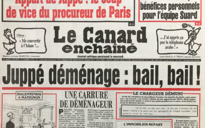 N° 3911 du Canard Enchaîné –  11 Octobre 1995