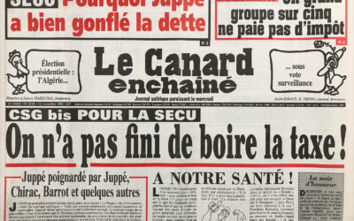 N° 3916 du Canard Enchaîné –  15 Novembre 1995