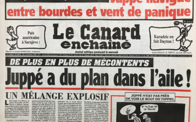 N° 3918 du Canard Enchaîné –  29 Novembre 1995