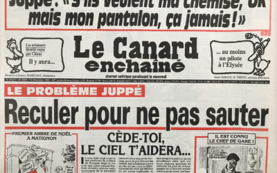 N° 3920 du Canard Enchaîné –  13 Décembre 1995