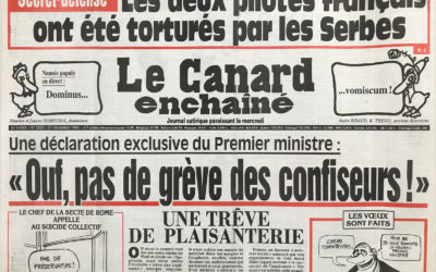 N° 3922 du Canard Enchaîné –  27 Décembre 1995