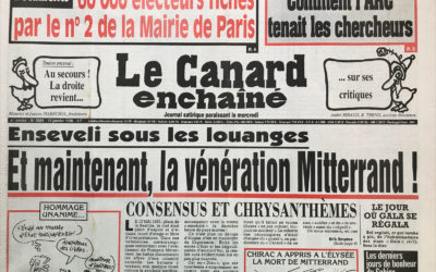 N° 3924 du Canard Enchaîné –  10 Janvier 1996