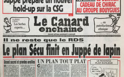 N° 3926 du Canard Enchaîné –  24 Janvier 1996