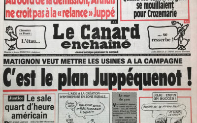 N° 3928 du Canard Enchaîné –  7 Février 1996