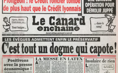 N° 3929 du Canard Enchaîné –  14 Février 1996