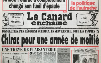 N° 3930 du Canard Enchaîné –  21 Février 1996