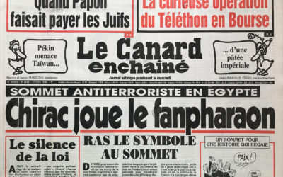 N° 3933 du Canard Enchaîné –  13 Mars 1996
