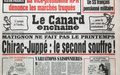 N° 3934 du Canard Enchaîné –  20 Mars 1996