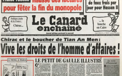 N° 3937 du Canard Enchaîné –  10 Avril 1996