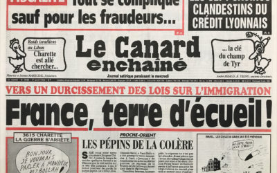N° 3938 du Canard Enchaîné –  17 Avril 1996