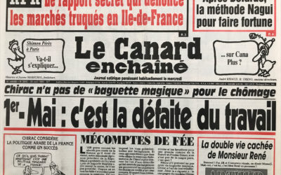 N° 3940 du Canard Enchaîné –  30 Avril 1996