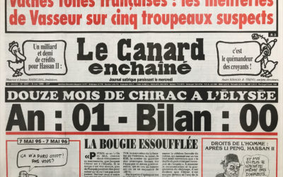 N° 3941 du Canard Enchaîné –  8 Mai 1996