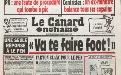 N° 3948 du Canard Enchaîné –  26 Juin 1996