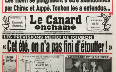 N° 3949 du Canard Enchaîné –  3 Juillet 1996