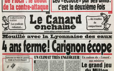 N° 3950 du Canard Enchaîné –  10 Juillet 1996