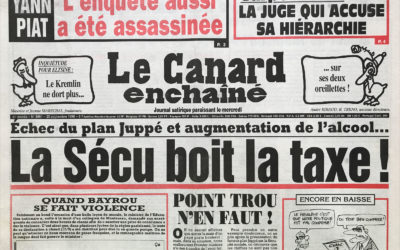 N° 3961 du Canard Enchaîné –  25 Septembre 1996
