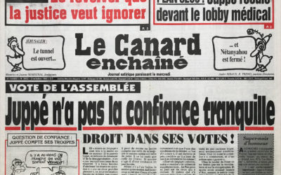 N° 3962 du Canard Enchaîné –  2 Octobre 1996