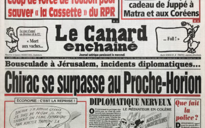 N° 3965 du Canard Enchaîné –  23 Octobre 1996