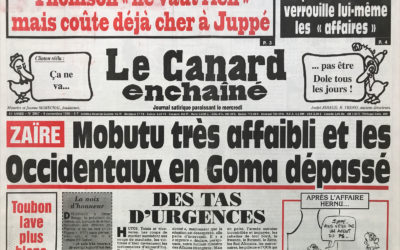 N° 3967 du Canard Enchaîné –  6 Novembre 1996