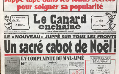 N° 3974 du Canard Enchaîné –  25 Décembre 1996