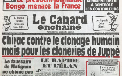 N° 3992 du Canard Enchaîné –  30 Avril 1997