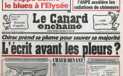 N° 3993 du Canard Enchaîné –  7 Mai 1997