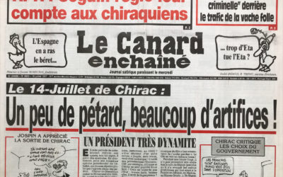 N° 4003 du Canard Enchaîné –  16 Juillet 1997